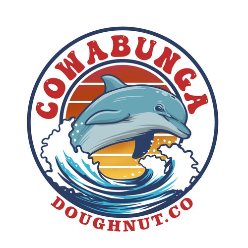 Designs | Cowabunga Doughnts co. Logo | Logo design contest