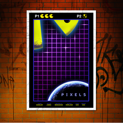 Create your own ‘80s-inspired movie poster! Diseño de Paint Pixel