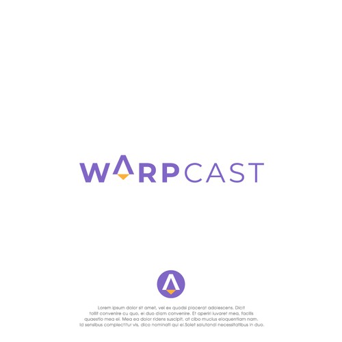 Warpcast logo Diseño de oakbrand™