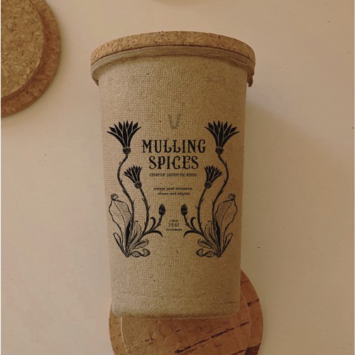 Bring our Mulling Spice label to life with your Kraft-minded artistry. Design by Shrey_a