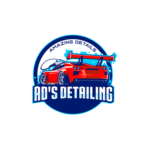 Fun & Professional Logo for established mobile car and boat detailing company Design by Vandi septiawan