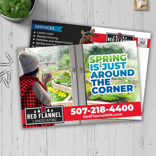 NEW POSTCARD FOR SPRING Design von BIG_BRAIN_AX