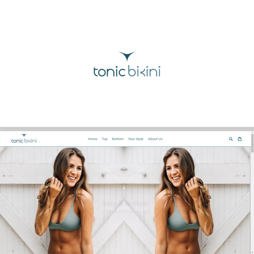 Design by K eTEX titled "tonic bikini - be sexy and on trend // Thanks for your perfect logo design!"