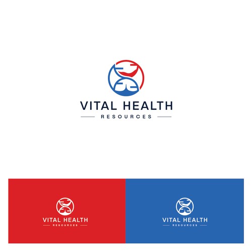 Vital Health Resources Logo Design by smitadesign