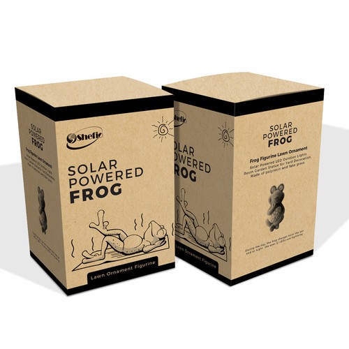 Create a creative box design for Solar Frog Design by Shisiouk