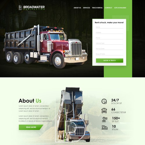 Trucking redesign of website Design von MercClass