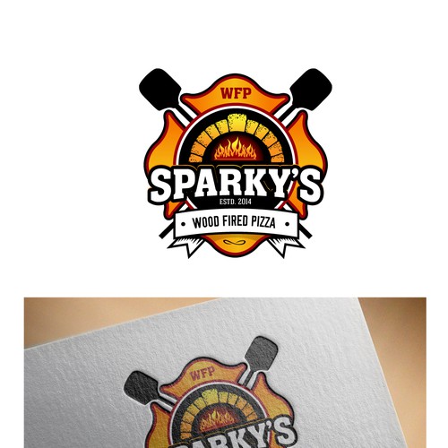 Help Sparky's Make Pie and create a brand for our wood-fired pizza business Design by Alexandru.S