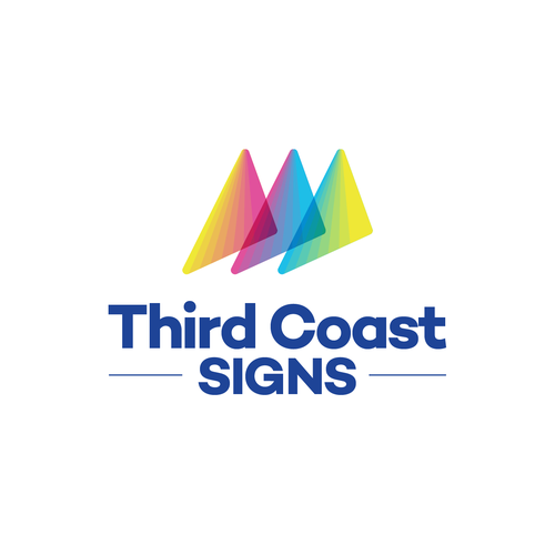 New vibrant business logo and branding for a sign making company serving Chicago Design by NinjaMouse™