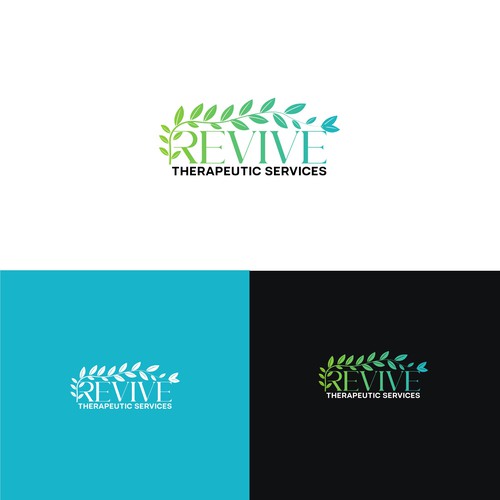 Looking for a modern, refreshing logo for Revive Therapeutic Services Design réalisé par S H A Y