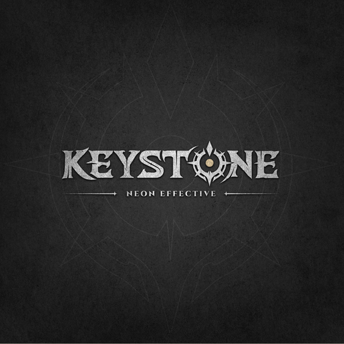 "Forge the Mark of Keystone — A World-Bending Indie RPG" winning Logo design