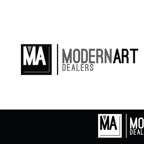 Create a MODERN logo and business card for a fine art gallery specializing in modern art Design by wendizzle10