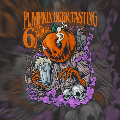 Pumpkin Beer Tasting Design by CRUSTASEE®️