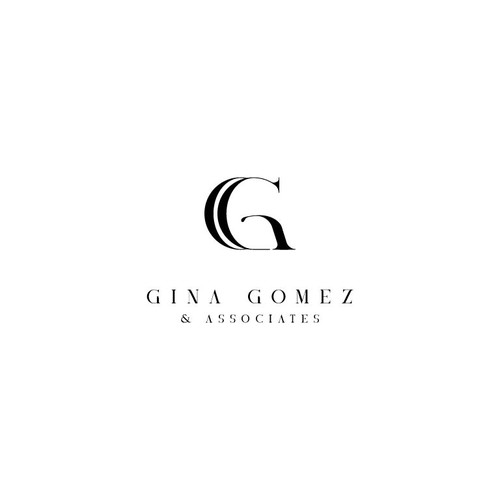 Iconic + high end monogram + text logo Design by Yeh