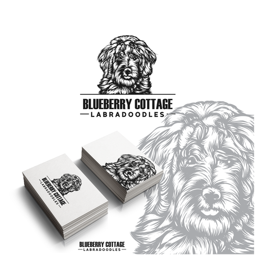 Blueberry Cottage Labradoodles Logo Logo Design Contest