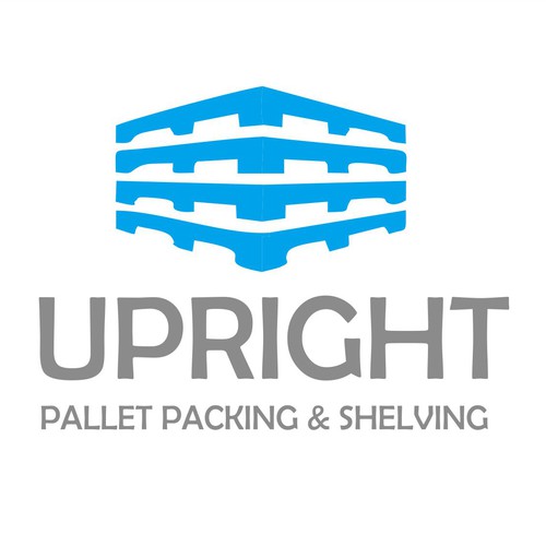 Fresh idea for a new pallet Racking company Logo design contest