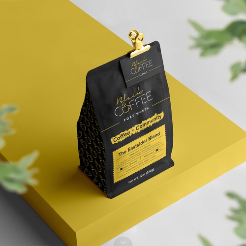 Black Coffee Bags Design by duwi.sleman