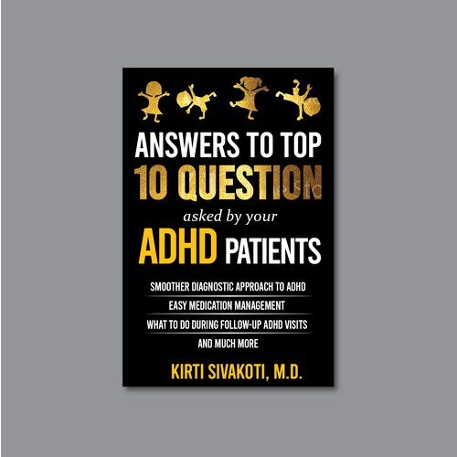 'Design a book cover for ADHD book for doctors' Design by Desry