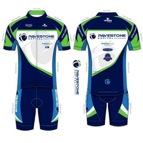 Modern cycling kit design concurso Outro vestuário ou item