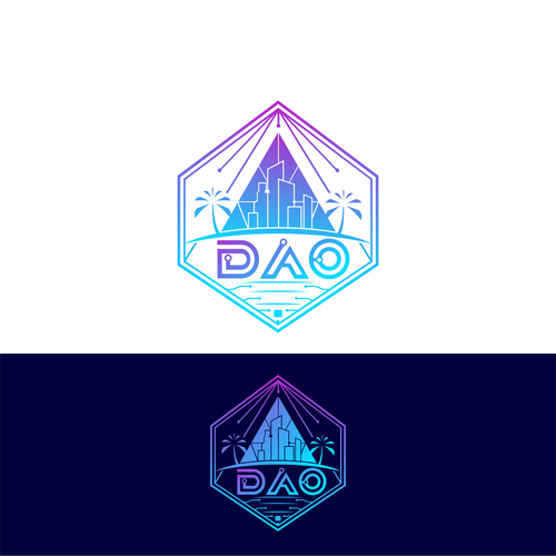 Logo — island DAO — let's buy an island — Ethereum blockchain Design por journeydsgn