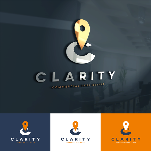 Logo + Brand Guide for Clarity Commercial Real Estate Design by Stefano Pizzato