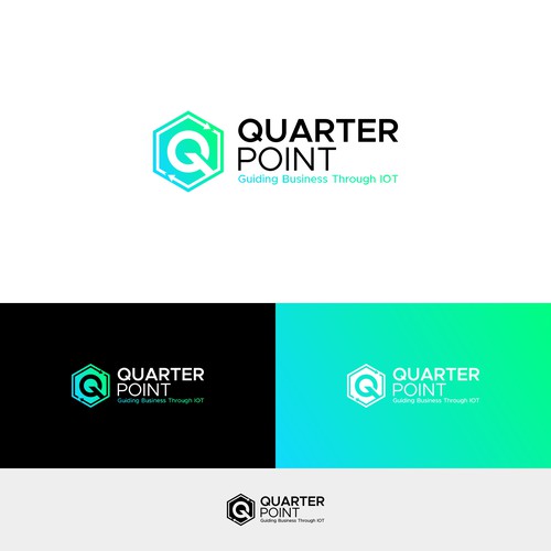 Design Quarter Point Logo Design Challenge por ekhodgm