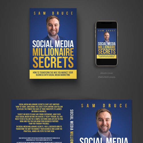Design A Social Media Marketing Book Cover Being Sent to 500,000 in 10 days! Design by P I X 3 L