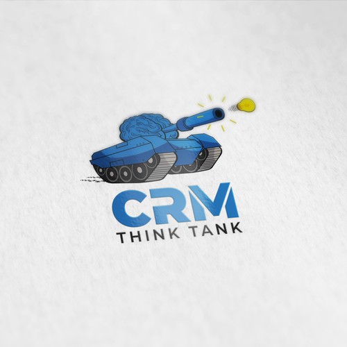 Design a fun CRM Think Tank logo Design by Ale Ale Alejandro™