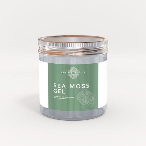 Design a Label for our Sea Moss Gel Product Design réalisé par interaksi