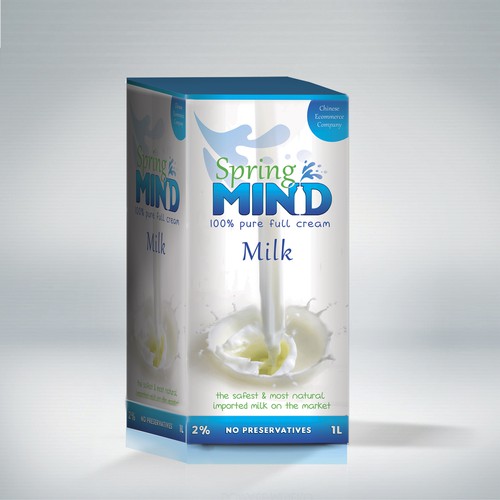 Create the Package for a New Major Milk Brand in China Design by Anna_lviv