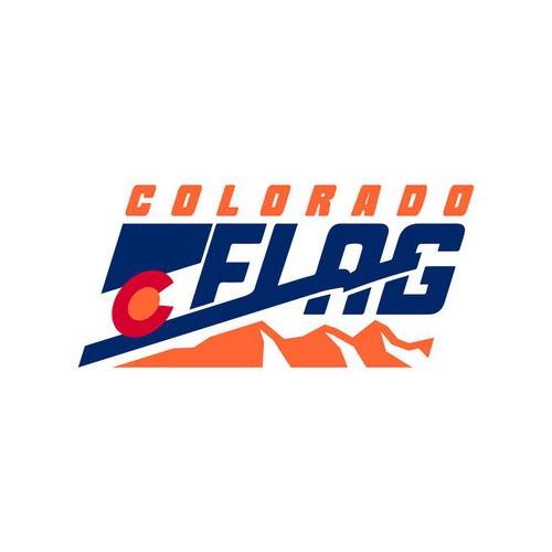 Colorado NFL Flag Logo Diseño de hattori