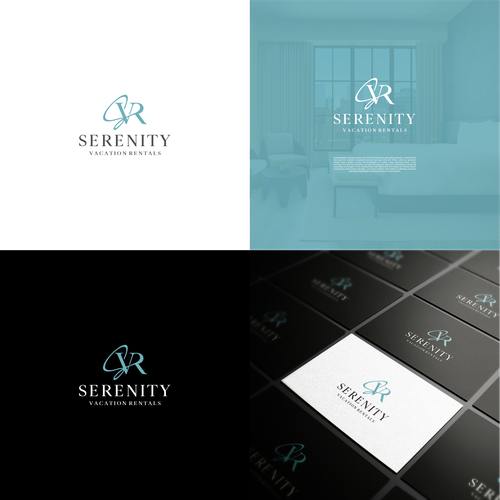 New Vacation home rentals logo for our Airbnb! Design by Sunrise.