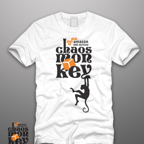 コンペ「Design the Chaos Monkey T-Shirt」のデザイン by sassackさん 