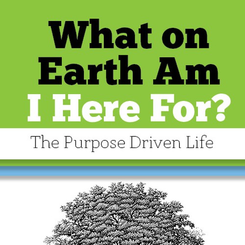 Book cover redesign for "What on Earth Am I Here For? The Purpose Driven Life" by Rick Warren Design by Gabi Anger