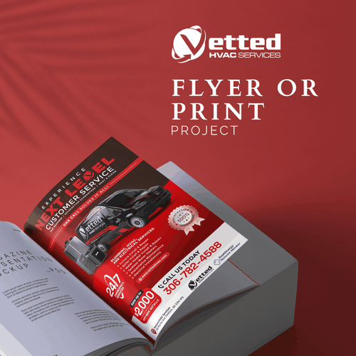 HVAC Eye Catching Magazine AD Design by Aditiya Reza P.