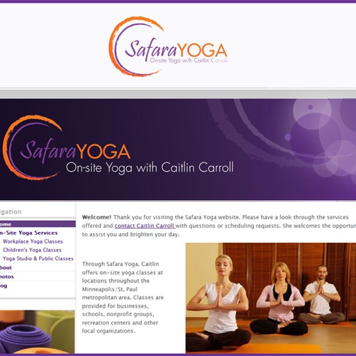 Safara Yoga seeks inspirational logo! Design by Butterflyiva