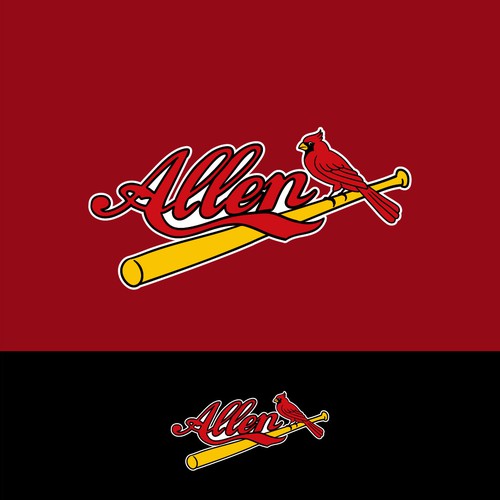 High School Baseball Team Logo Design von Lani3M