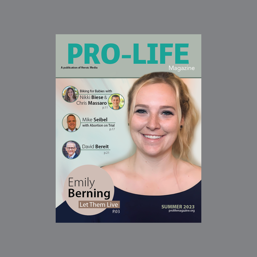 Magazine Cover for Pro-Life Non-Profit Réalisé par BengsWorks