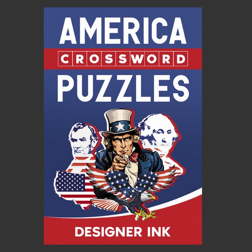 America Crossword Puzzles. Patriotic, Americana, Simple, Basic Design by Anastasia Brenych