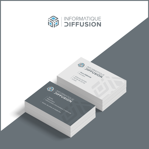 Logotipo y tarjeta de visita propuesta en el concurso por S B 2