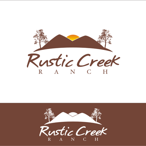 Logo for “Rustic Creek Ranch” resort in Central Texas | Logo design contest