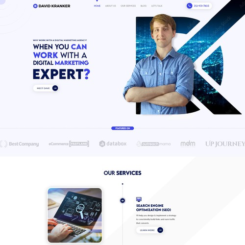 Digital Marketing Site Redesign Design by Modernize Digitals