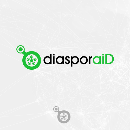 Design a powerful logo for diasporaid, an impact-oriented network/platform for expats Design by Nandox82