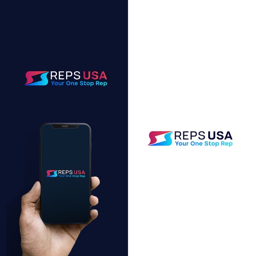 Diseño de Rep's USA Logo de Nana445