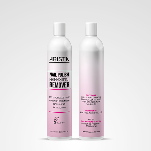 Arista Nail Polish Remover Design by Sayyed Jamshed