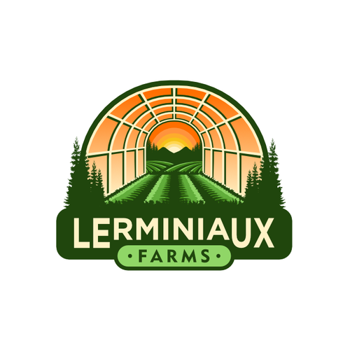 Modern/Abstract logo for small upstate NY vegetable farm. Design by metaXsu