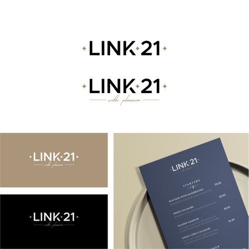 Link 21 logo en branding Design by << NENTINEN >>