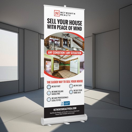 Pop-Up Banner: Sell Us Your House Design by Sketch Media™