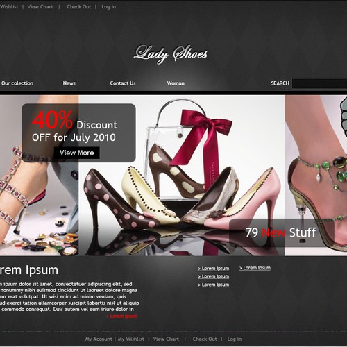 1-3 Page Website Template Design von DUPP+