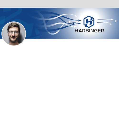 Creative Linked-in Background Design by Antoine Delorean