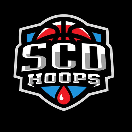 Basketball Logo for Team 'SCD Hoops' - Your Winning Logo Featured on Major Sports Network Design by JDRA Design